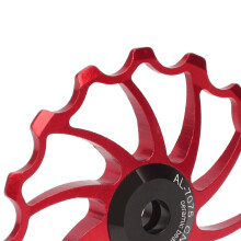 15T Ceramic Rear Derailleur Guide Pulley Wheel for Folding MTB Red