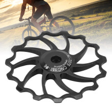 Ceramic Bearing Rear Pulley 15T Aluminium for Mountain Bikes Black