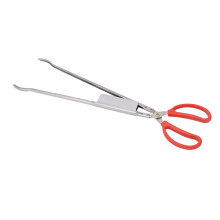 Edelstahl-Krabbenzange 51 cm mit Kunststoffgriffen, hitzebeständiger Schlitzkopf