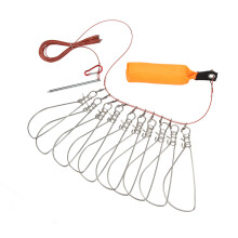 Kit de bloqueo para peces vivos 16.4 ft de alambre de acero 10 hebillas