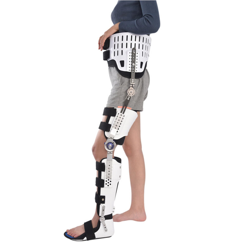 Knee Support Immobilizer, Adjustable Hinged Hip Orthosis, Abduction Orthosis For Fracture Rehabilitation, Universal Left One Size