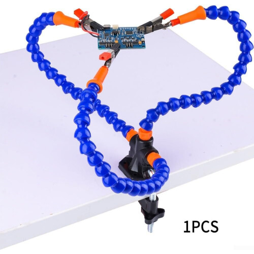 Soldering Helping Hands Third Hand Tool with Three Flexible Arms and Heat Resistant Clips for Electronics 2