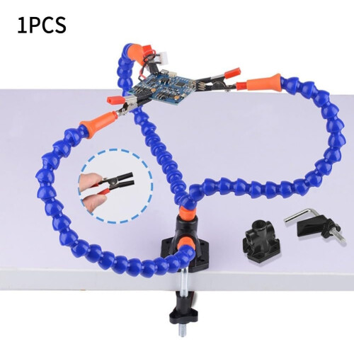 Soldering Helping Hands Third Hand Tool with Three Flexible Arms and Heat Resistant Clips for Electronics 1
