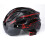Straßenradhelm mit Goggles, stoßfester Sicherheitsverschluss, Schwarz Rot 2