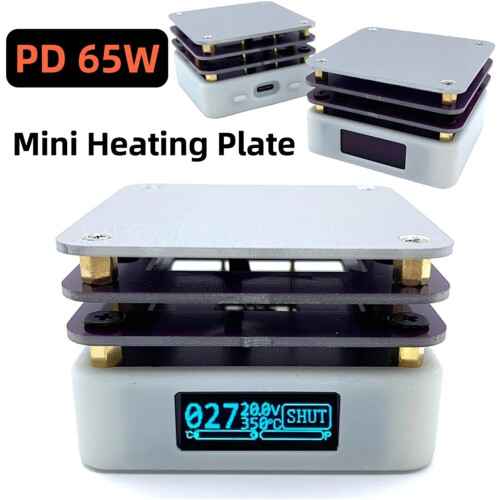 65W Mini SMD Preheater PCB Heating Plate with Fast Heating Temperature Control for LED Strip 2