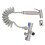 Toiletten-Bidet-Handbrause – 304 Edelstahl, G1/2, Silber 10