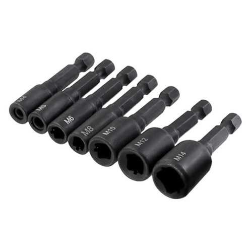 1/4 Hex Shank Thread Tap Socket Adapter M4-M14 HSS Straight Fluted Screw Tap for Machine Tapping Threading Tool