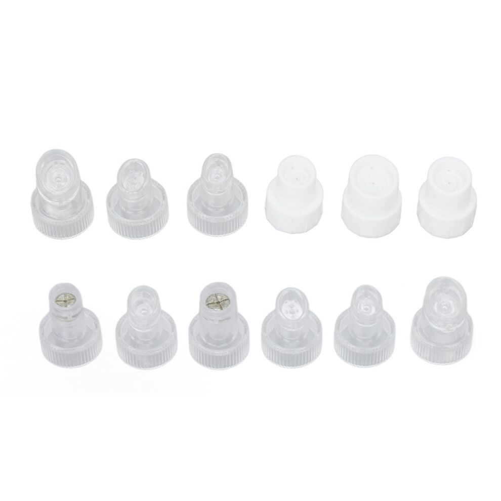 12pcs Hydra Dermabrasion Tips for Deep Skin Cleaning and Microdermabrasion