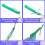 Hand Foiler 7/32 Polegadas para Ferramenta de Folha de Cobre para Vitrais, Folha de Cobre Hand Foiler para Vitrais 3 Peças 6