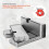 Threading Machine Dies,1/2in-3/4in NPT Pipe Dies,Right-Handed HSS Pipe Threading Dies,Fit Split-Type Machines,Die Heads 4