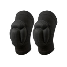 Knee Pads Pair Thickened Protection For Sports Men Elastic Non Slip Pads Black Size L For Basketball Fitness Outdoor