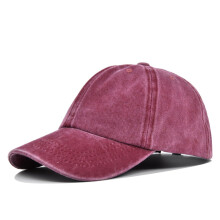 Solid Color Baseball Caps For Girls Adjustable Unisex Cotton Blend