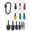 6Pcs Bits Set HVAC Tools Swaging Tool HVAC Copper Pipe Expander Tool with 6Pcs Bit Holder Key Chain 1
