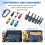 6Pcs Bits Set HVAC Tools Swaging Tool HVAC Copper Pipe Expander Tool with 6Pcs Bit Holder Key Chain 6