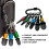 6Pcs Bits Set HVAC Tools Swaging Tool HVAC Copper Pipe Expander Tool with 6Pcs Bit Holder Key Chain 9