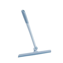 Shower Squeegee with Silicone Holder, Ergonomic Grip Bathroom and Car Glass Cleaner Blue