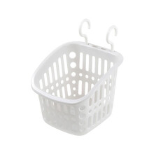 Storage Basket With Hooks, Stackable, Desktop Or Wall Mounted, Cosmetic Storage Basket For Home Kitchen Dorm Bathroom