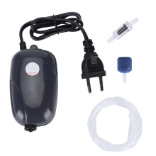 Aquarium Air Pump Quiet Operation Fish Tank Aerator Adjustable Air Flow Dual Outlets Wall Mounted Energy Saving Strong Airflow With Check Valve Air