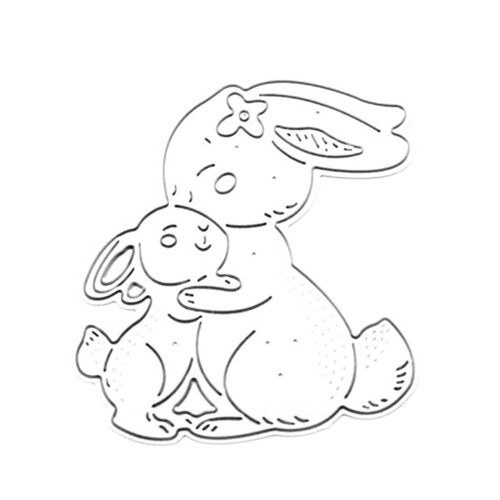 Rabbits Cutting Dies for Scrapbooking Card Making Bunny Die Cuts