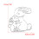 Rabbits Cutting Dies for Scrapbooking Card Making Bunny Die Cuts 2