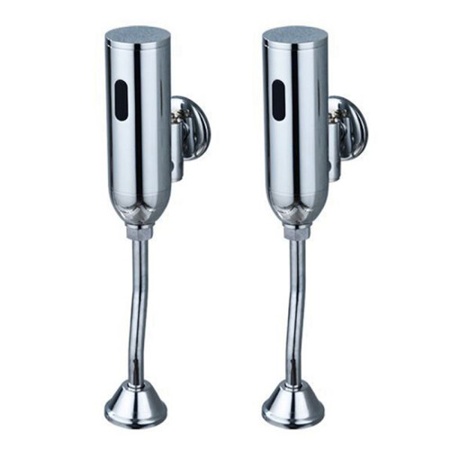 2X Urinal Sensor Flush Valve Urinal Flush Valve Wall-Mounted Urinal Automatic Flusher Hotel Bathroom Water Saving