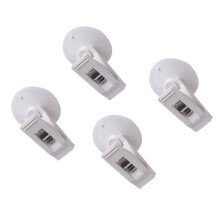 Pack of 4/8 Suction Cup Clips White Clip Waterproof Shower-A