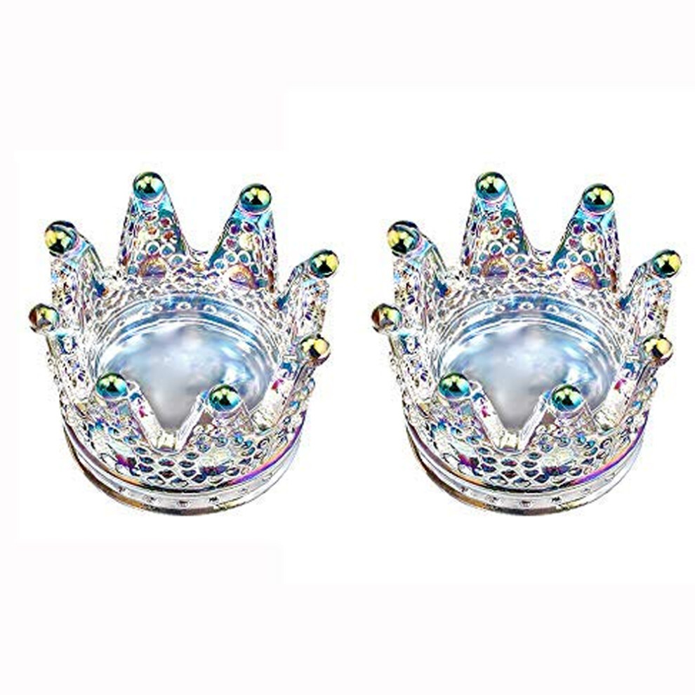 Elegant Crown-Shaped Nail Art Dappen Dish, Your Essential Companion For Mixing And Measuring - High-Quality Glass Ensures Durability And Hygiene