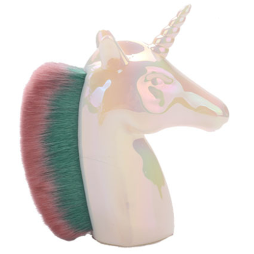 Πινέλο μακιγιάζ Unicorn για αρχάριους, μαλακές και ανθεκτικές τρίχες με ευέλικτη