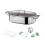 Multi-function Oval Fish Steamer Steamed Fish Pot Stainless 1