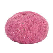 Fil de Mohair au Crochet scintillant, fil de coton à tricoter,-7