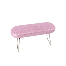 Ergonomická opěrka na nehty, stojan z mikrovláknové kůže se skládacím držákem a silnou houbovou výplní, základna z nerezové oceli
