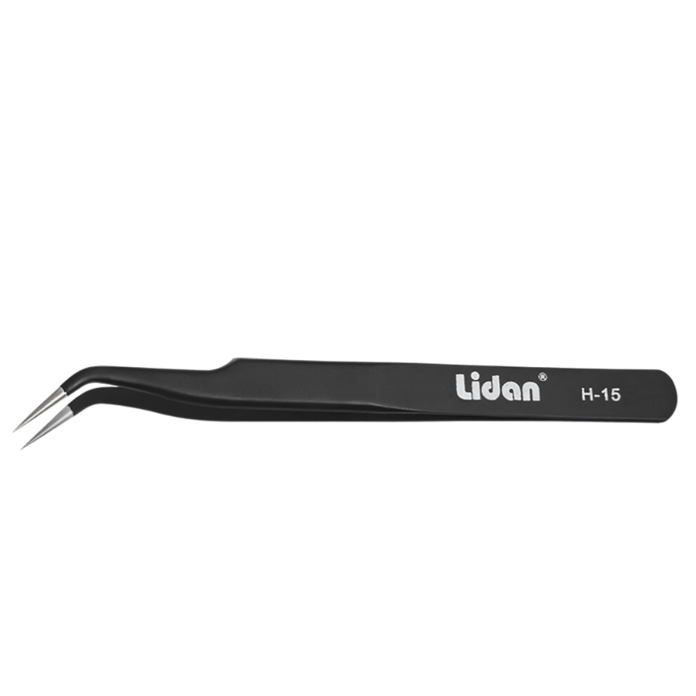Craft Tweezers Stainless Steel Anti Static Precision Tweezers For Jewelry Making Electronics Repair Eyelash Extension ESD Coating Multifunctional Col