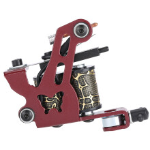 Liner-Tattoo-Maschine, Shader-Tattoo-Maschine, Dual-Purpose-Spulen-Tattoo-Gerät, Eisengehäuse, stabile Leistung, gleichmäßiger Tintenfluss,