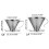 Reusable Stainless Steel Dripper Coffee Filter Holder Dripper-L 4