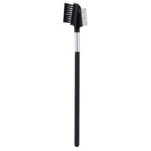 Stainless Steel Eyelash Brush Comb For Mascara Applicator, Solar Powered Wireless Operation Eyelash Separator Tool Dual Sided For Eyelashes And