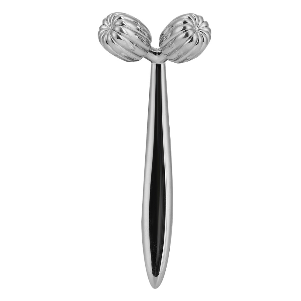 Zinc Alloy Facial Roller Massager, 3D Metal Face Massage Tool For Reducing Puffiness And Improving Skin Tone, Suitable For Neck And Arm Massage