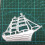 Sailing Ship Cutting Dies Ship Embossing Die Cuts Scrapbooking 3