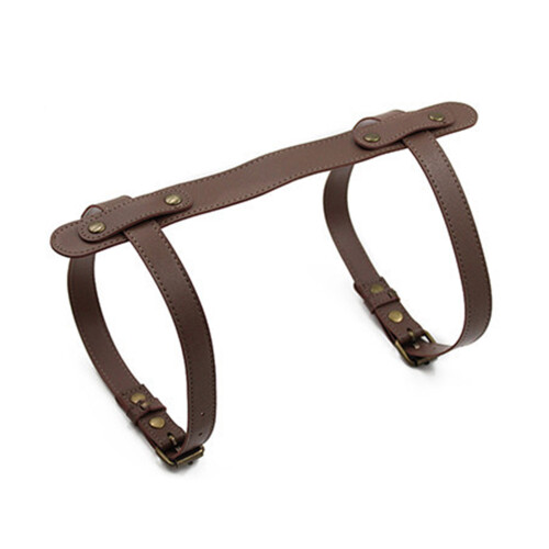 Yoga Mat Strap Adjustable Picnic Blanket Holder for-Brown