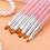 Σετ βουρτσών νυχιών UV Gel Premium Nail Art, διπλής όψης, εργαλεία διάστιξης νυχιών με 6