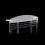 Wall Mounted Acrylic Hanger Bracket Medal Hanger Display Rack 7