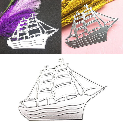 Sailing Ship Cutting Dies Ship Embossing Die Cuts Scrapbooking 1