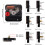 Clock Accessories Central silents-Black Shaft length 20mm 4