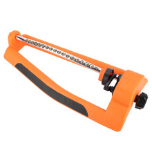 Aspersor de água oscilante para gramados, com padrão ajustável, alta cobertura, bicos de latão duráveis para gramados e jardins, com controle