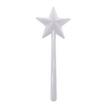 Zoutvaatje Creatieve Lange Hand Plastic Zout Peper Magische-Wit