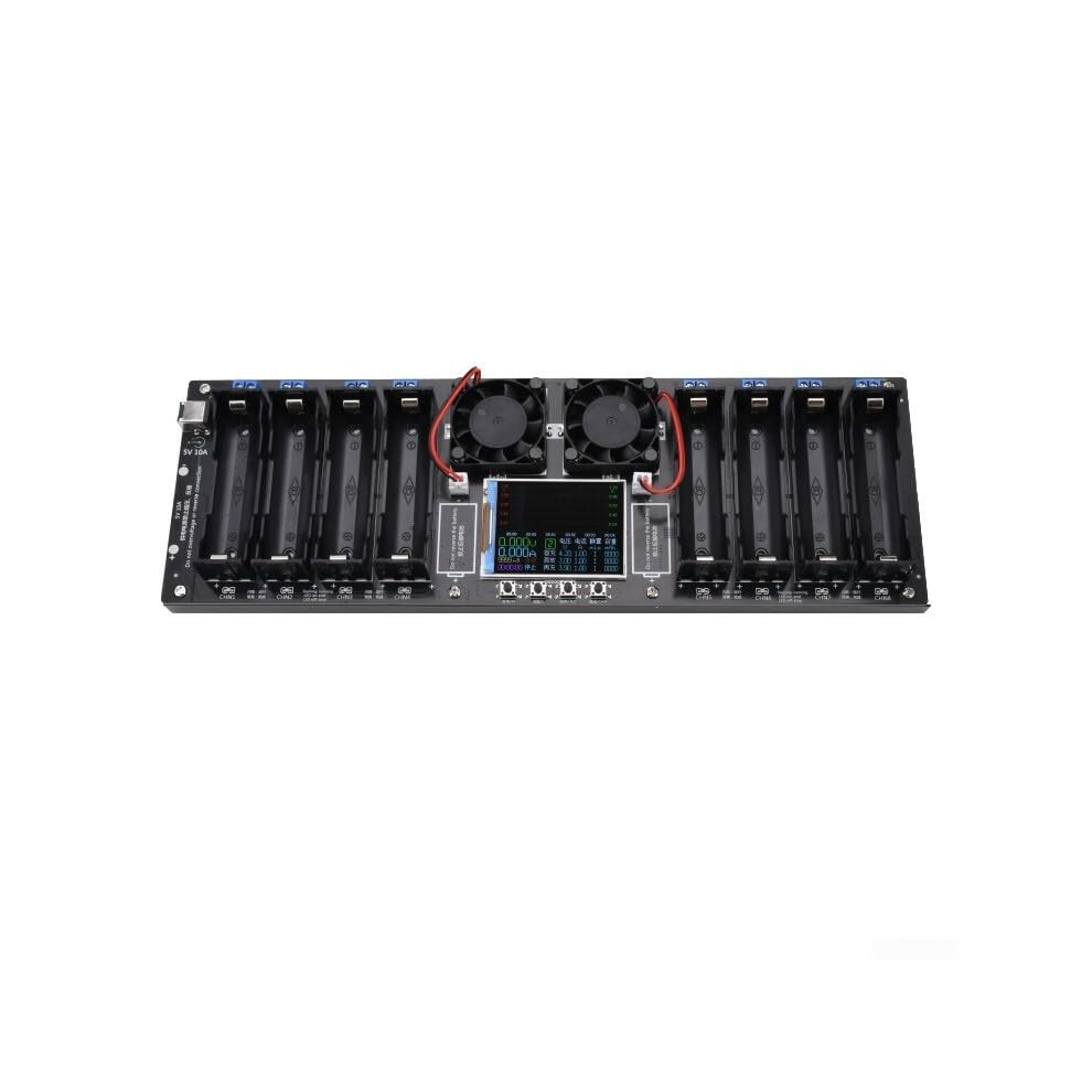 8 Channel Battery Capacity Tester With Internal Resistance Tester 2.4Inch Color Display For Concurrent Battery Testing 9094768809310