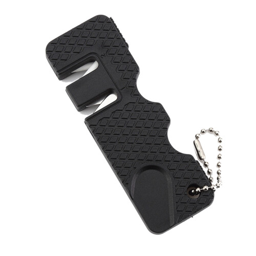 Messenslijper Whetstone Pocket Tools Mini-sleutelhanger-Zwart