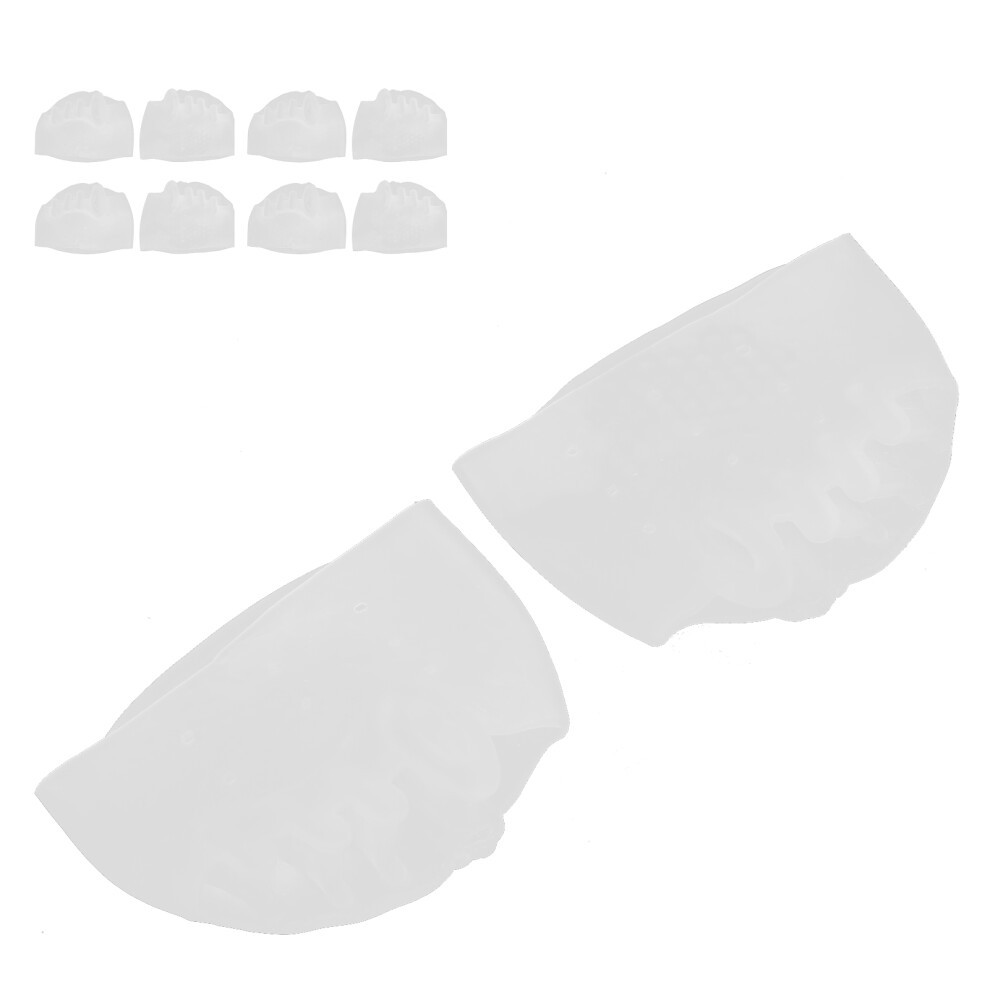 Transparent 5-Hole SEBS Toe Separator - Elastic Bunion Corrector