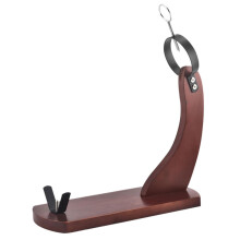 Spanish Style Wooden Easy Ham Rack Leg Stand Slice Holder, Kitchen Display Rack, Natural Wood Color, Durable Ham Rack