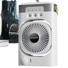 Air Cooler Desk Fan with Humidifier, Ultra Quiet, 3 Modes, Fast Cooling for Bedroom