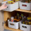 12Pack Storage Boxes, Plastic Storage Baskets with Handles, 24.5 x 17 x 10 cm, White Organizer Boxes for Kitchen, Office, Cupboard, Bathroom 2